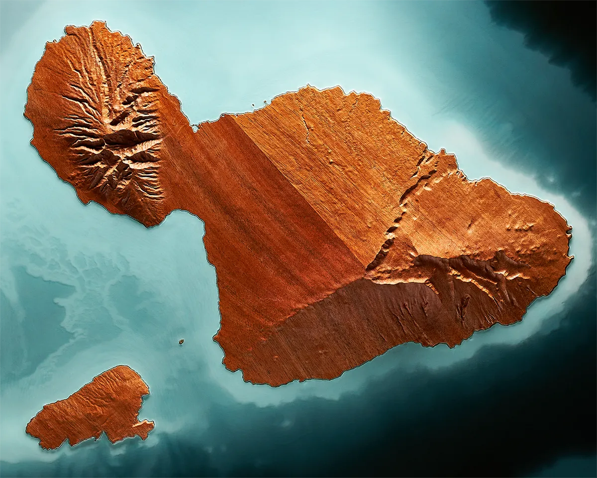 Measured terrain data