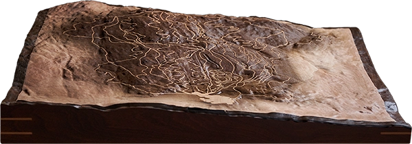 Highland Mountain wood grain